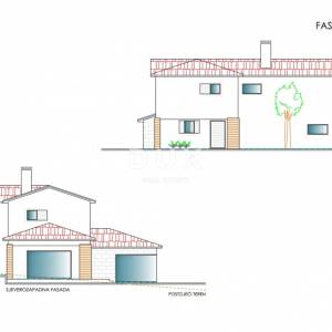 ISTRA, LABIN - Prostrano zemljište s građevinskom dozvolom
