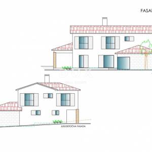 ISTRA, LABIN - Prostrano zemljište s građevinskom dozvolom