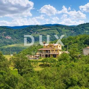 ISTRA, MOTOVUN - Rustikalna kuća s bazenom