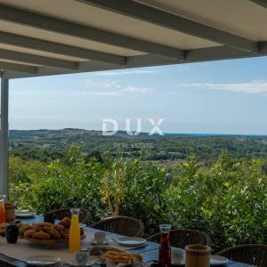 ISTRA, MOTOVUN - Vila s infinity bazenom i wellness zonom - otvoren pogled na more i okolna mjesta