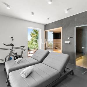 ISTRA, MOTOVUN - Vila s infinity bazenom i wellness zonom - otvoren pogled na more i okolna mjesta