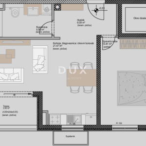 ISTRA, POREČ - Suvremeni stan 1S+DB u novom projektu, blizu mora, mogućnost finaciranja kreditom