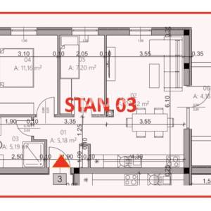 ISTRA, PULA - Dvosobni stan 54,24 m2 u prizemlju!