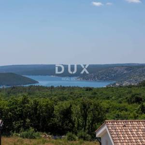 ISTRA, RABAC - Komforna kuća s bazenom i pogledom na more