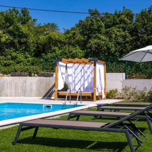ISTRA, RABAC - Kuća s bazenom i pogledom na more