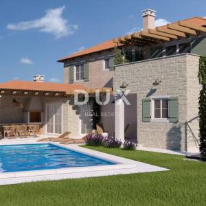 ISTRA, ŽMINJ - Istarska vila s bazenom u mirnom naselju