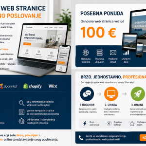 Izrada web stranica, web shopova, SEO, Internet marketing