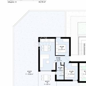 Kaštel Novi/ Dvosoban stan prizemlje s vrtom A1 2