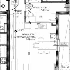 KAŠTEL STARI – 2S+DB novogradnja 61 m²