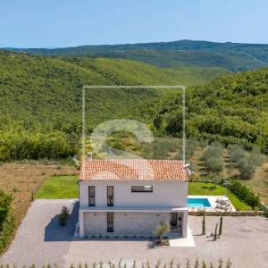Labin, vila s bazenom, saunom, wellnessom s pogledom na šumu