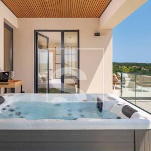 Labin, vila s bazenom, saunom, wellnessom s pogledom na šumu