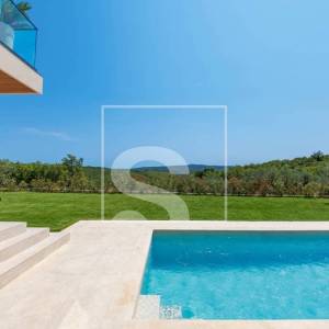 Labin, vila s bazenom, saunom, wellnessom s pogledom na šumu