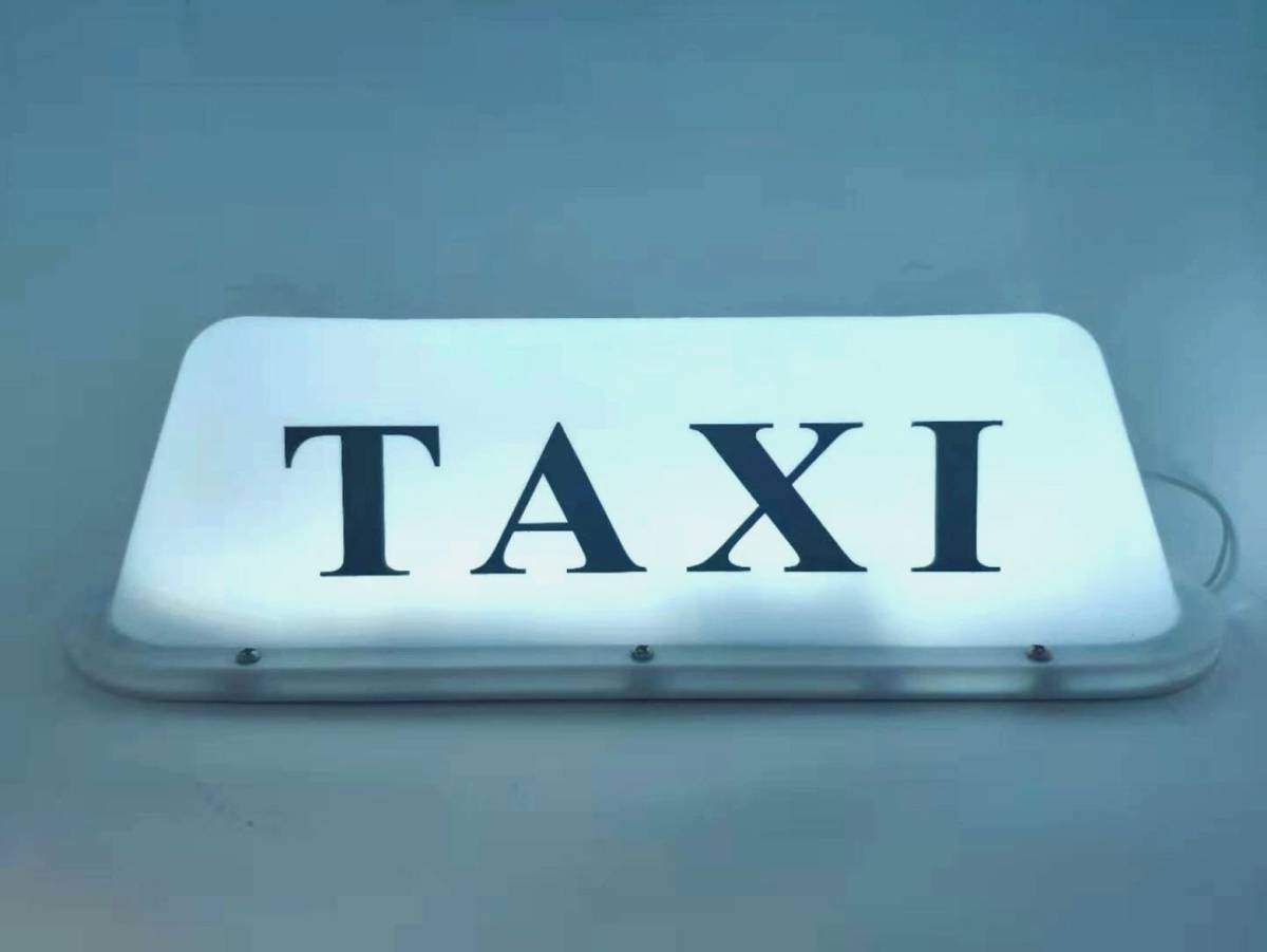 LED TAXI Znak Punjiva baterija Daljinski 35Cm Magnetni