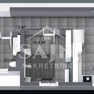Marina/Prvi red do mora stan 76 m²