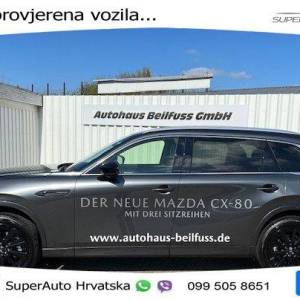 Mazda CX-80 3.3 e-Skyactiv AWD Aut. Homura 254 KS, PANO+360+ACC+GR SJED+KEY+LANE