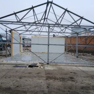 Montažna Hala 8 x 9 metara sa kompletnim limom za krovište i zidove