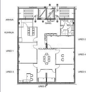 Najam, Špansko, poslovni prostor 400m2 na 3 i 4 katu zgrade, parking
