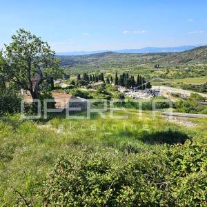 Nerežišća, Brač, građevinsko zemljište s pogledom, 450m2