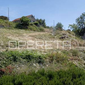 Nerežišća, Brač, građevinsko zemljište s pogledom, 450m2