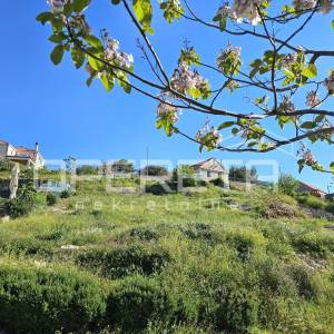 Nerežišća, Brač, građevinsko zemljište s pogledom, 450m2