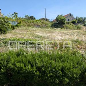 Nerežišća, Brač, građevinsko zemljište s pogledom, 450m2