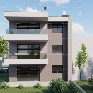 Novi projekt – stan u Valbandonu, 650 m od mora. Novogradnja.