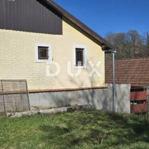 OGULIN, TOUNJ- kuća 240m2 odmah do rijeke + pomoćni objekt 150m2 + okoliš 3500m2