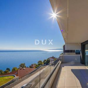 OPATIJA, CENTAR - 137m2 prestižni objekt za najam u vrhunskoj novogradnji, panoramski pogled na more