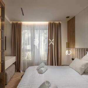 OPATIJA, CENTAR - 137m2 prestižni objekt za najam u vrhunskoj novogradnji, panoramski pogled na more