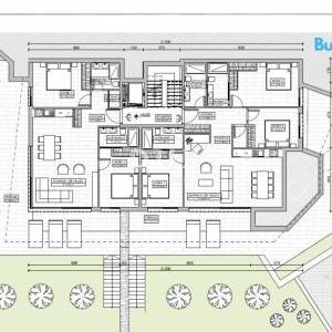 OPATIJA, CENTAR - novo - zemljište s projektima za 5 vila s bazenom iznad centra Opatije s panoramskim pogledom na more