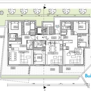 OPATIJA, CENTAR - novo - zemljište s projektima za 5 vila s bazenom iznad centra Opatije s panoramskim pogledom na more