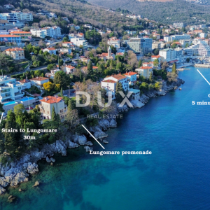 OPATIJA, CENTAR - penthouse drugi red do mora u jednoj od najboljih zgrada u Opatiji