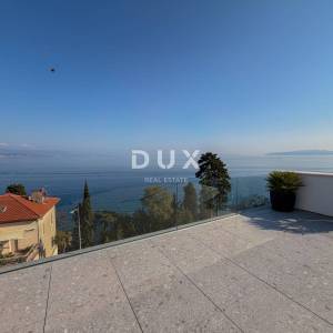 OPATIJA, CENTAR - penthouse drugi red do mora u jednoj od najboljih zgrada u Opatiji
