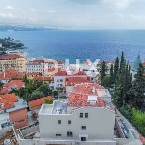 OPATIJA, CENTAR- penthouse 218,82m², DB+3S, s panoramskim pogledom na more 200m od plaže - S9