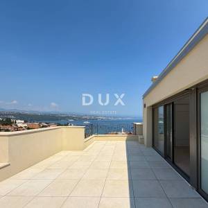 OPATIJA, CENTAR - penthouse u centru Opatije s više terasa, panoramski pogled, garaža, 200 metara od Lungomare