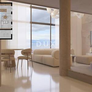 OPATIJA, CENTAR - prekrasna luksuzna vila iznad centra Opatije s panoramskim pogledom na more i velikom okućnicom 