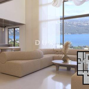 OPATIJA, CENTAR - prekrasna luksuzna vila iznad centra Opatije s panoramskim pogledom na more i velikom okućnicom 