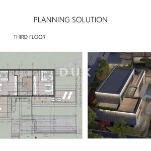 OPATIJA, CENTAR - prekrasna luksuzna vila iznad centra Opatije s panoramskim pogledom na more i velikom okućnicom 