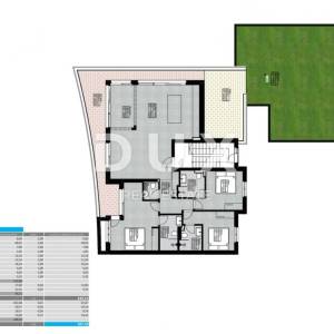 OPATIJA, LOVRAN - penthouse novogradnja, 207,10m2, DB+3S s panoramskim pogledom na more - A-S-3