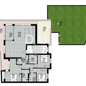 OPATIJA, LOVRAN - penthouse novogradnja, 207,10m2, DB+3S s panoramskim pogledom na more - A-S-3