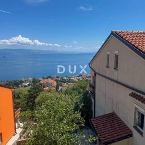 OPATIJA, LOVRAN - samostojeća kuća s garažom i panoramskim pogledom na more, PRILIKA
