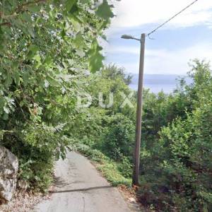 OPATIJA, LOVRAN - Zemljište s pogledom na Kvarnerski zaljev, 1968m2