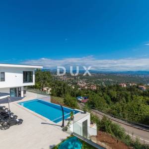 OPATIJA, MATULJI – Luksuzna villa s infinity bazenom, saunom i panoramskim pogledom na more