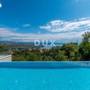 OPATIJA, MATULJI – Luksuzna villa s infinity bazenom, saunom i panoramskim pogledom na more