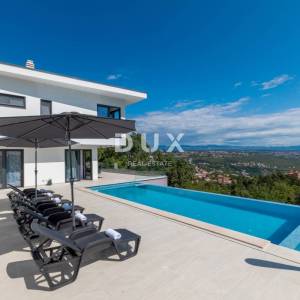 OPATIJA, MATULJI – Luksuzna villa s infinity bazenom, saunom i panoramskim pogledom na more