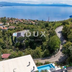 OPATIJA, MATULJI – Luksuzna villa s infinity bazenom, saunom i panoramskim pogledom na more
