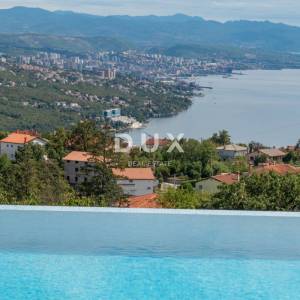 OPATIJA, MATULJI – Luksuzna villa s infinity bazenom, saunom i panoramskim pogledom na more