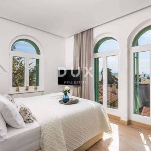 OPATIJA- novouređen stan u villi 80m2, DB+3S, 2. kat s prekrasnim pogledom na more + parking 