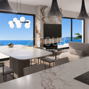 Opatija, Pobri, novogradnja, luksuzni penthouse, okućnica, panoramski pogled