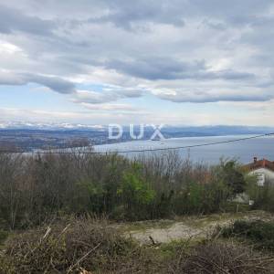 OPATIJA, VEPRINAC- građevinsko zemljište 1450m2 S GRAĐEVINSKOM DOZVOLOM!!! i s pogledom na more